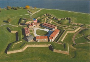Aerial Shot of Fort McHenry